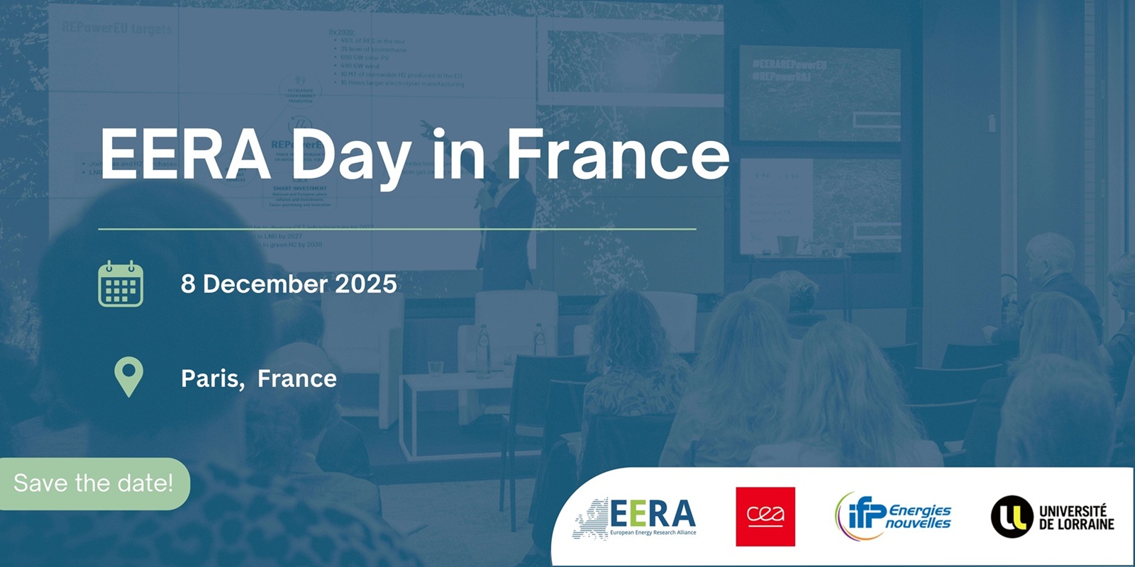  Journée Alliance Européenne pour la Recherche sur l’Energie (EERA) à Paris 